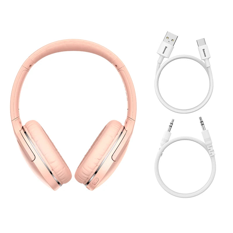 Baseus D02 Pro Wireless Headphones Bluetooth Earphone 5.3 Foldable Headset Sport Over the Ear Headphone Gaming Bluetooth Earbuds RELUX.STORE
