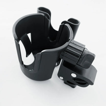 🍼🚼 Universal Pram Cup & Bottle Holder with Phone Mount – Anti-Slip Stroller Drink Holder for Baby Strollers, Bikes & Wheelchairs 📱✨