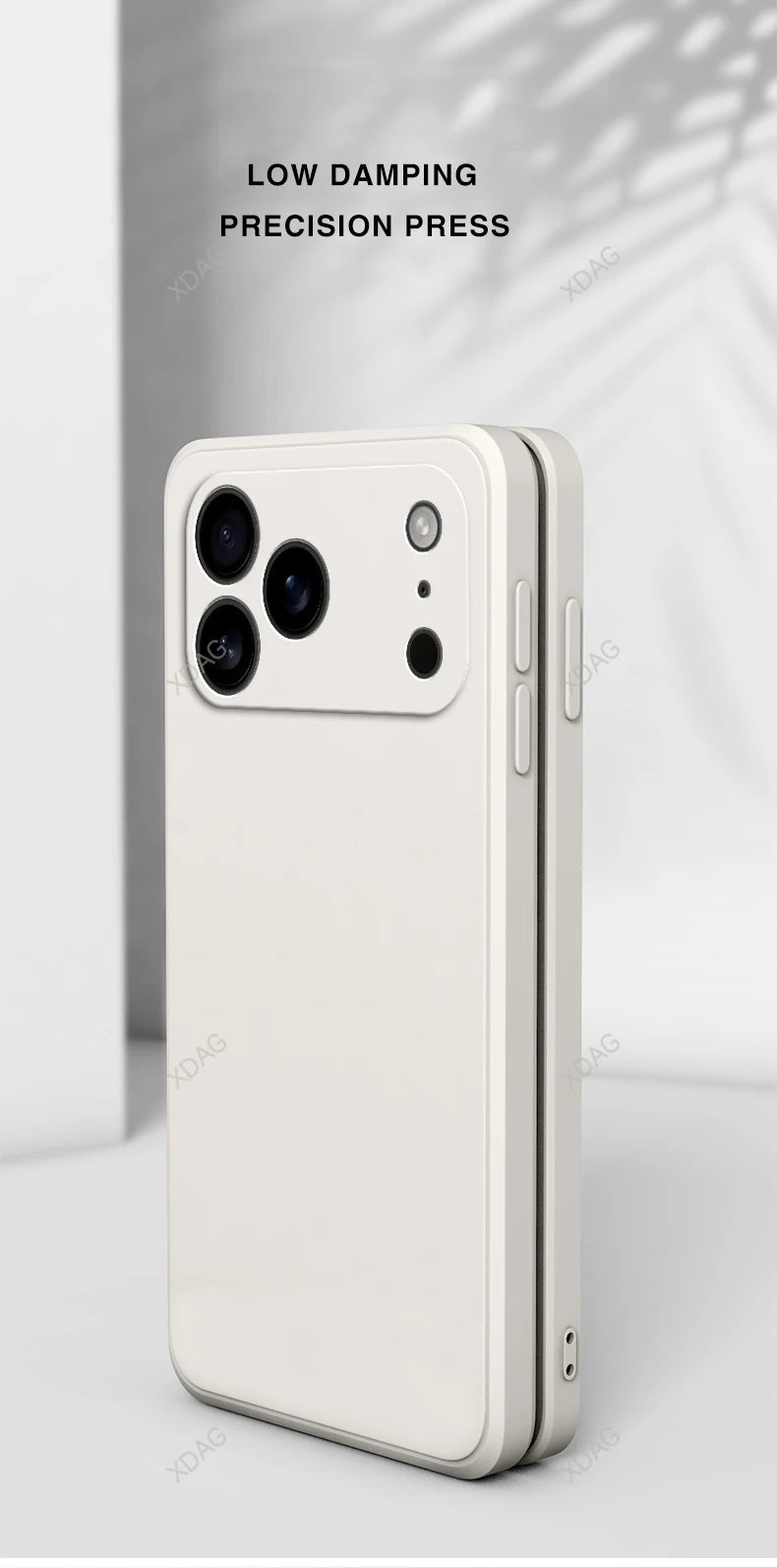 Liquid Silicone Original Phone Case for iPhone 17 Pro Max Air 17Pro 17Max 5G Straight Edge Lens Protection Soft Basic Back Cover RELUX.STORE