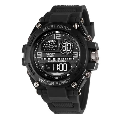 Multifunction Men's Sports Watch Waterproof Luminous Alarm Clock Outdoor Fitness Digital Watch Electronic Wristwatch for Man Kid