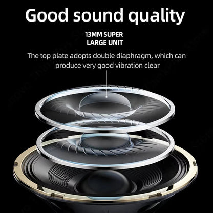 New LP40 NEW Bluetooth V5.0 Earphones Anti-sweat Lightweight Headphones Compatible With Smart Phone Laptop Computer Earbuds RELUX.STORE