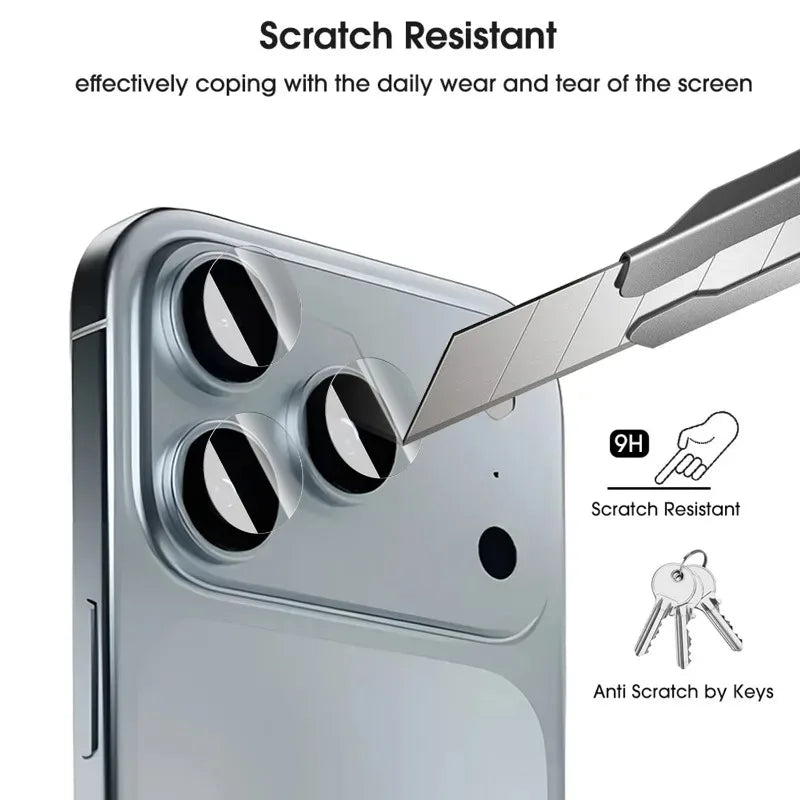 1-3Sets Hardness Tempered Glass for iPhone 17 Pro Max 17Air Camera Lens Protector Anti-scratch Protective Lens Film for iPhone17 RELUX.STORE