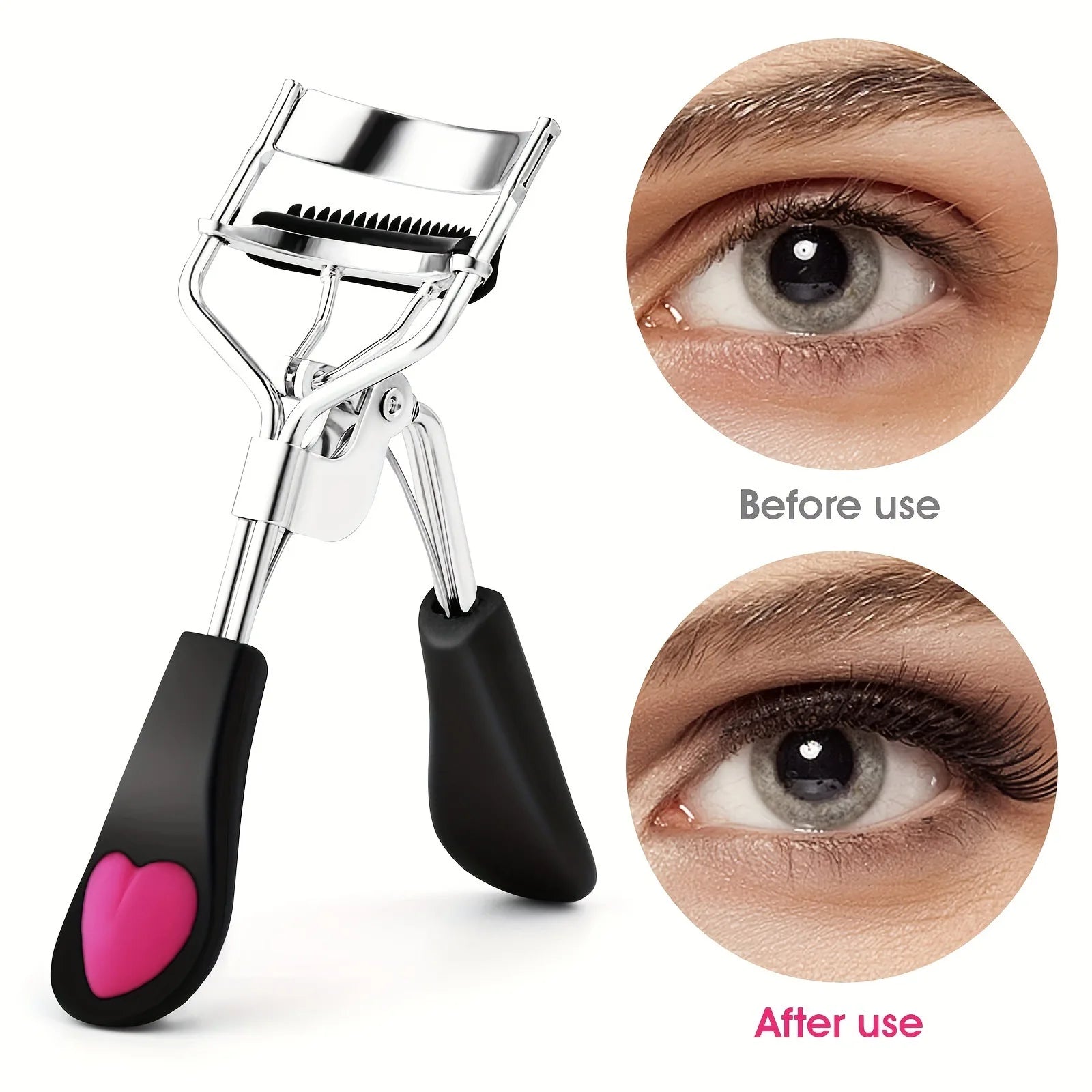 11/16PCS Eyelash Curler with 10pcs Replacement Pads Women Professional Eyelashes Curling Tweezers Clips Lasting Eye Makeup Tools RELUX.STORE