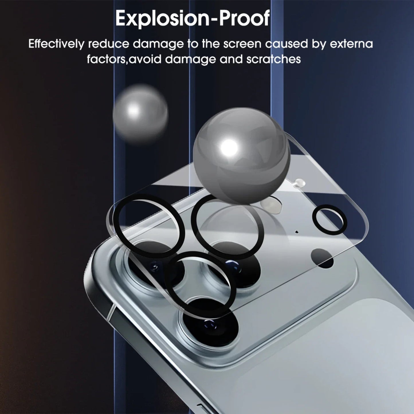 1-5PCS HD Clear Camera Lens Glass For iPhone 17 16 Pro max 17 Air 16 Plus Back Lens Anti Scratch Protector HD Glass for iPhone17 RELUX.STORE
