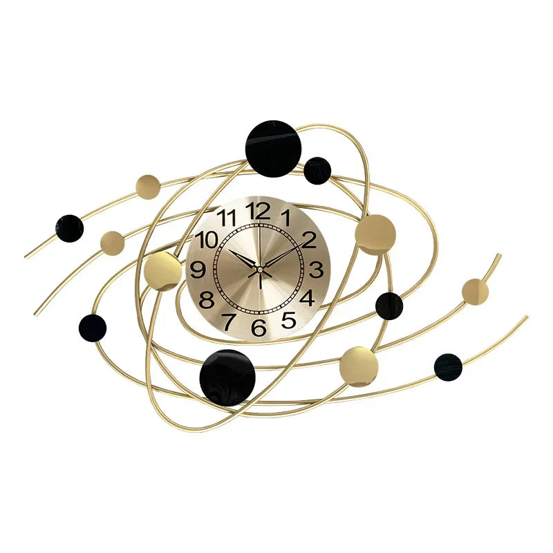 Wall Clock 6.6 Inches Luxury Living Room Modern Wall Clocks Aesthetic Elegant Stylish Kitchen Clock Big Size Decoration Home RELUX.STORE