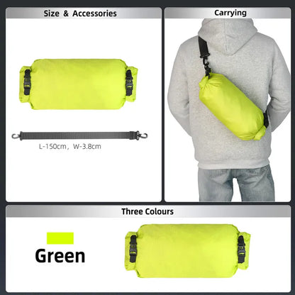 Rhinowalk Bicycle Handlebar Bag 12L Waterproof Bike Mounts Set Bike Bag Base With Replaceable Inner Dry Bag Luggage Storage