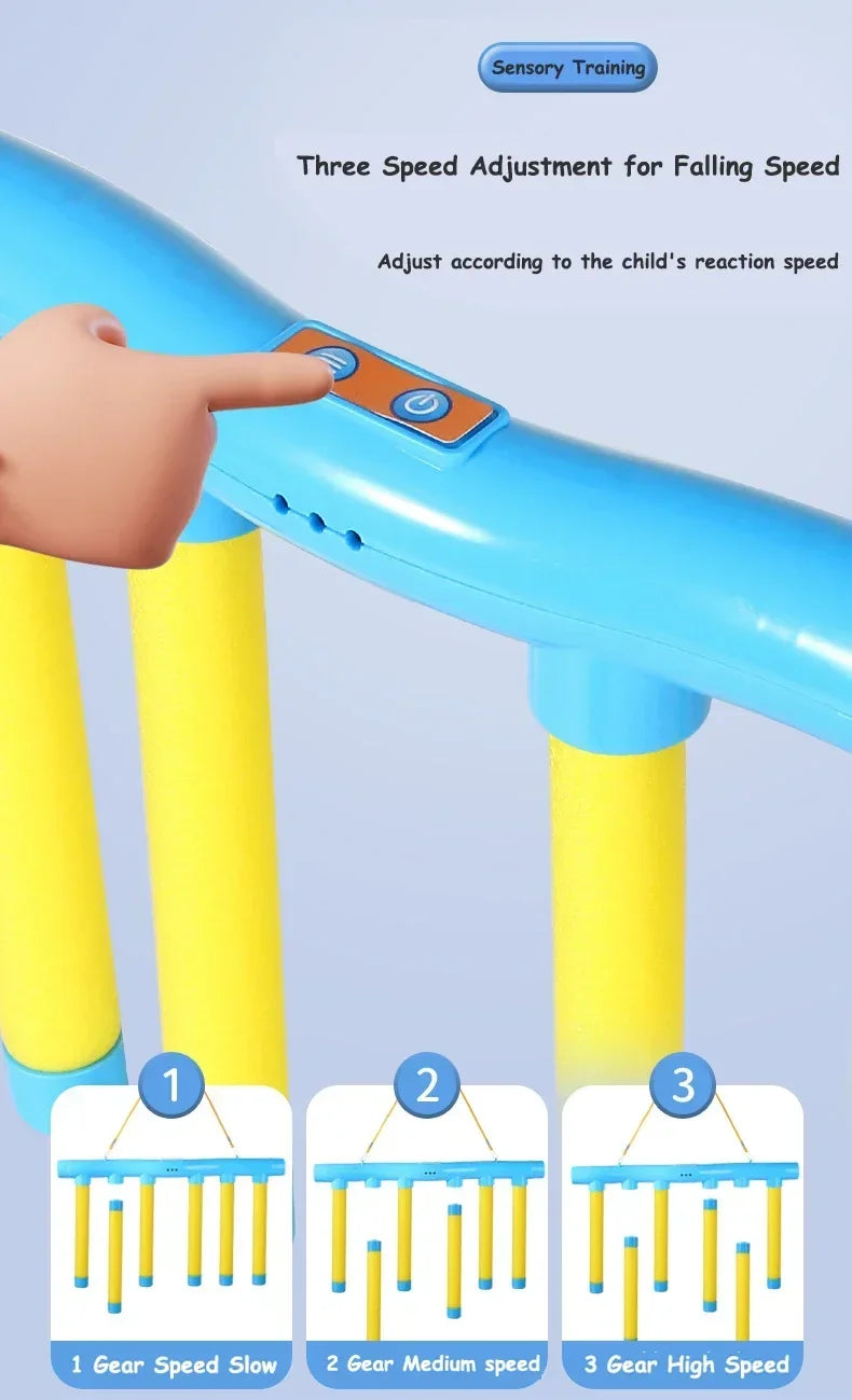 Challenge Falling Sticks Game Kids Stick Catching Toy Training Reaction Ability Educational Parent-Child Interactive Toy Sports - RELUX.STORE