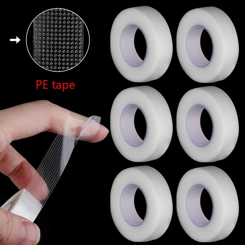 1/3/5 Rolls Eyelashes Extension Tape PE Adhesive Tools Under Eye Pads For Micropore Lashes Grafting Supplies Lash Lifting Tapes RELUX.STORE