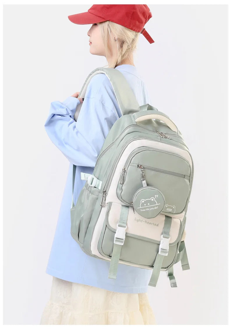 Fashion Girls School Backpack School Bags Teenage laptop Backpack Casual Travel backpack Book Bag Children schoolbag Waterproof