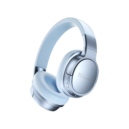 Bluetooth Wireless Over-Ear Headphones with 48H Playtime and with Microphone, HiFi Stereo Foldable Lightweight Headphones for de