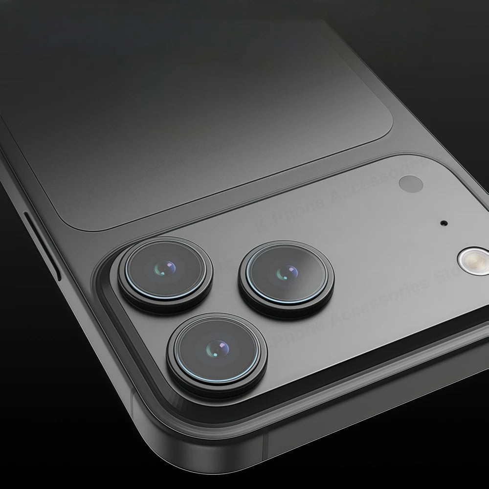 Easy Install Camera Tempered Glass For iPhone 17 Pro Max 17 Air 16 15 Dust Free Lens Protector For iPhone 16 17Pro Max Lens Cap RELUX.STORE