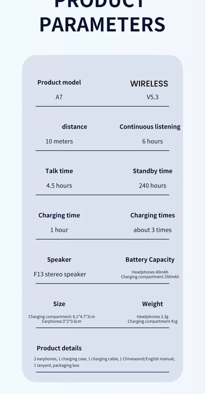 2025 Original Air pro bluetooth earphones Bluetooth 5.3 auriculares Earbuds Gaming Headset For iPhone Apple Xiaomi Android phone RELUX.STORE