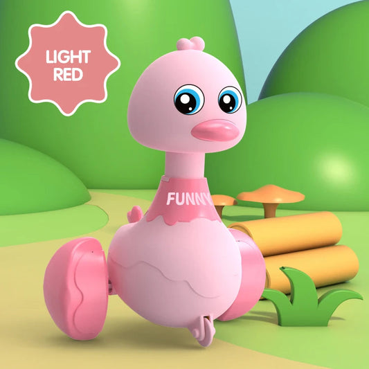 Baby Toy Swing Duck Toy Cartoon Press Vehicles Glide Animal Inertia Pull Back Cars Early Education Toys for Toddlers Boys Girls RELUX.STORE