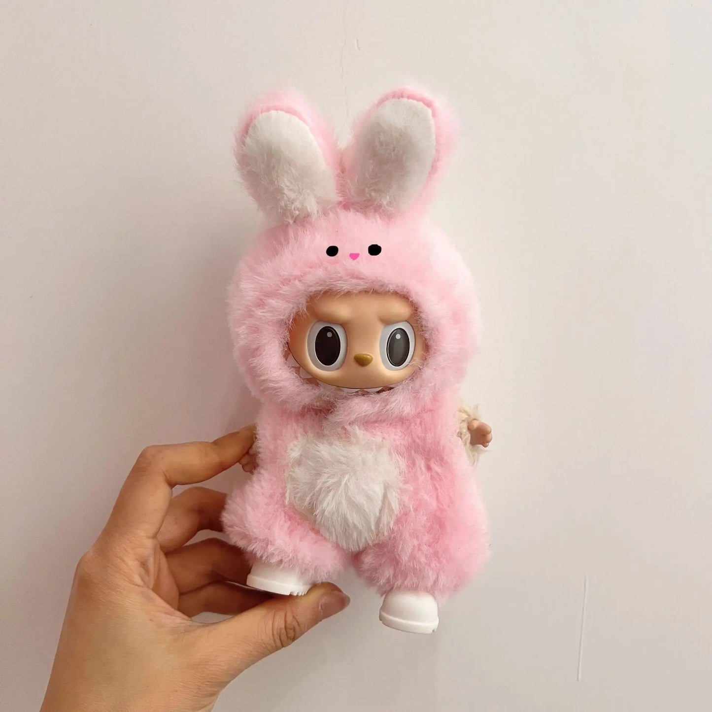 Labubu Clothing Popular New Products Fashion Velcro 17cm Doll Cute Dress Casual Set Skirt Plush Toy Clothing