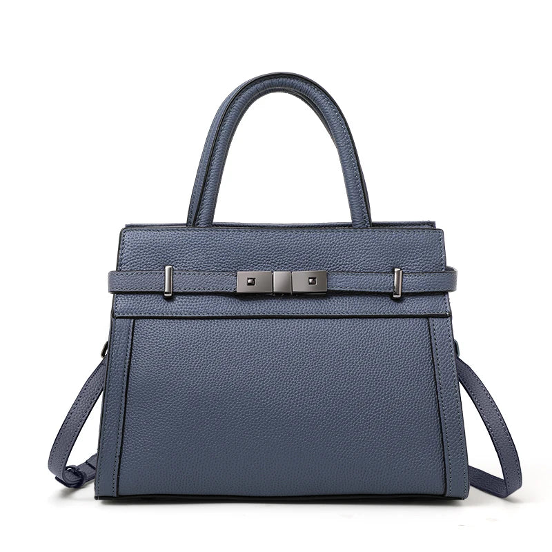 Genuine leather women's bag original first layer cowhide women's hand shoulder simple tote bag occupation RELUX.STORE