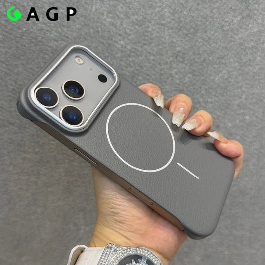 Luxury Borderless PU Leather Ultra Thin Magentic Cases for iPhone 17 16 14 15 Pro Max 16Pro 17promax 17 Air Magsafe Back Cover RELUX.STORE