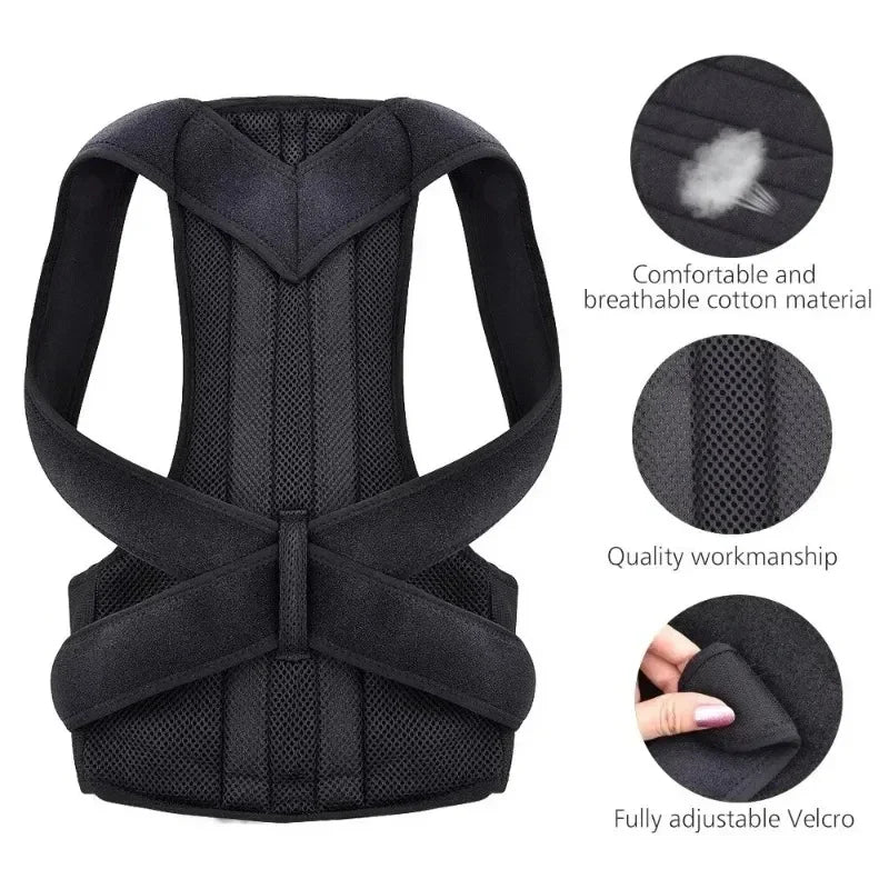 Posture corrector with breathable shoulder and waist straps for boys and girls RELUX.STORE