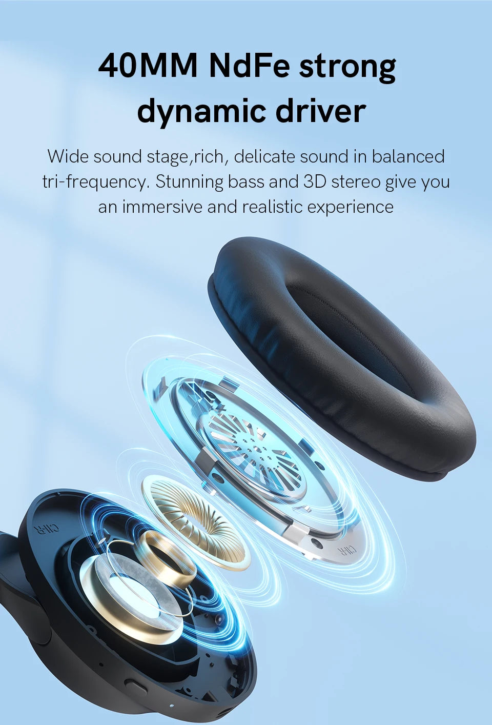 QCY H2 H2 Pro Wireless Headphones Bluetooth 5.3 BASS Mode Hifi Stereo Headset Over the Ear Gaming Earphones Dual Device Connect