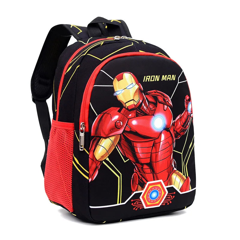 Disney Marvel Series Backpack Boy'S Primary School Schoolbag Double-Layer Cartoon Spider-Man Backpack for Boys Gift