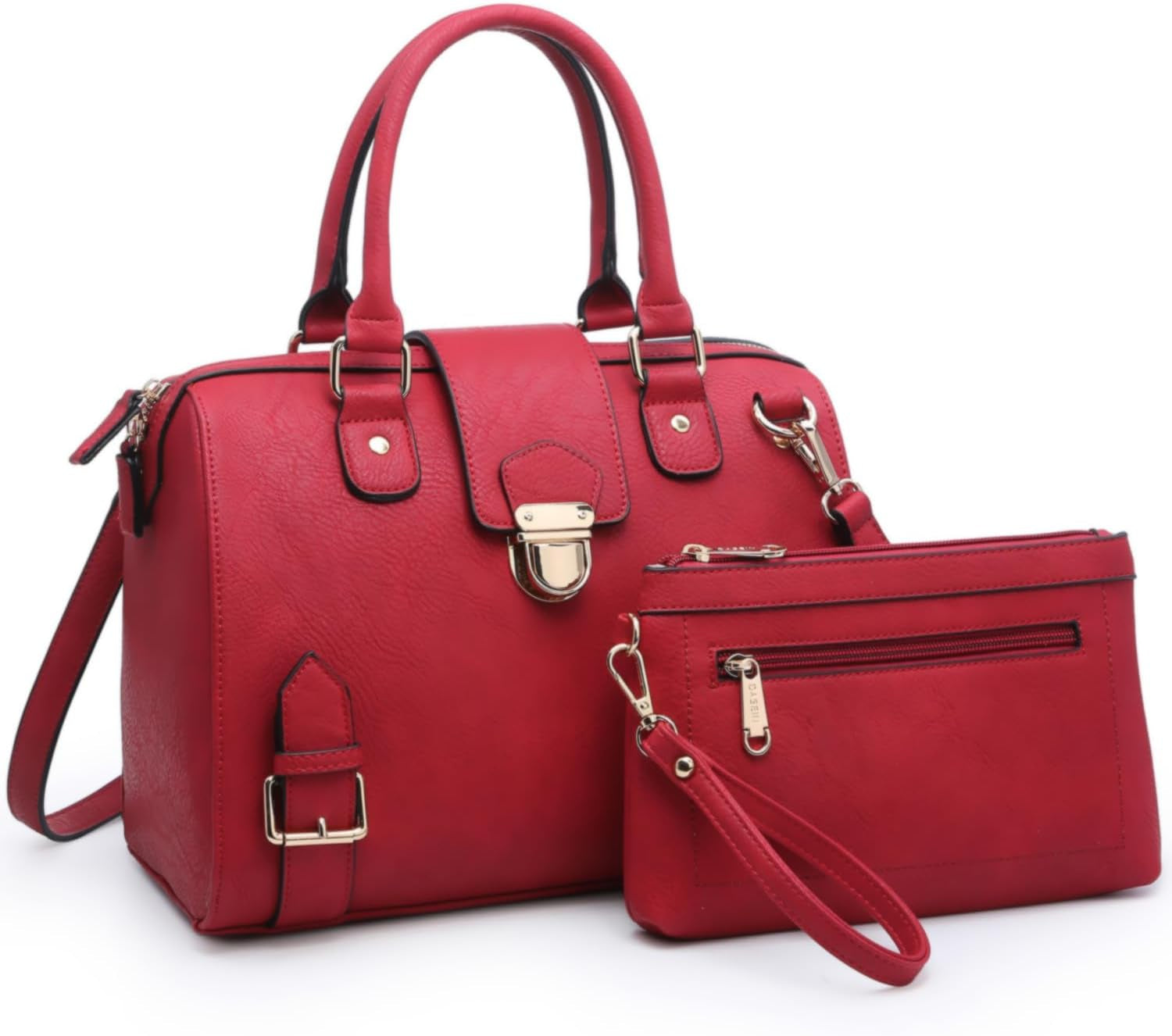 Women Barrel Handbags Fashion Satchel Bags Top Handle Shoulder Purses Vegan Leather Work Tote