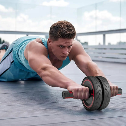 "Ab Roller Wheel – Heavy Duty Home Gym Equipment with Professional Metal Handle & Rubber Surface for Abdominal Workouts by Relux.Store" - RELUX.STORE