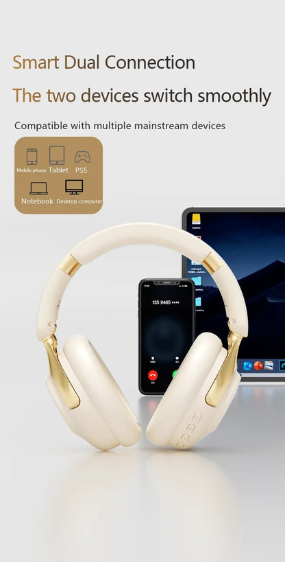 Acer OHR524 ANC Wireless Headphones – HD Mic, 360° Surround Sound, Noise - Cancelling Bluetooth Gamer & Sports Earphones - RELUX.STORE