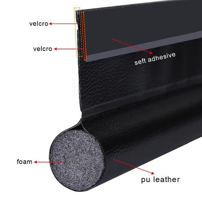 Adjustable Door Bottom Seal Strip Weatherstrip Under Door Draft Stoppers Anti - Cold Windproof Gaps Blocker House Acoustic Foam - RELUX.STORE