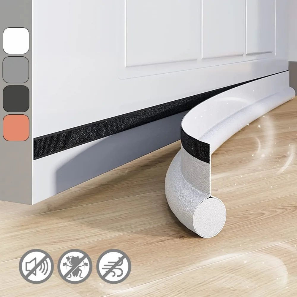 Adjustable Door Bottom Seal Strip Weatherstrip Under Door Draft Stoppers Anti - Cold Windproof Gaps Blocker House Acoustic Foam - RELUX.STORE