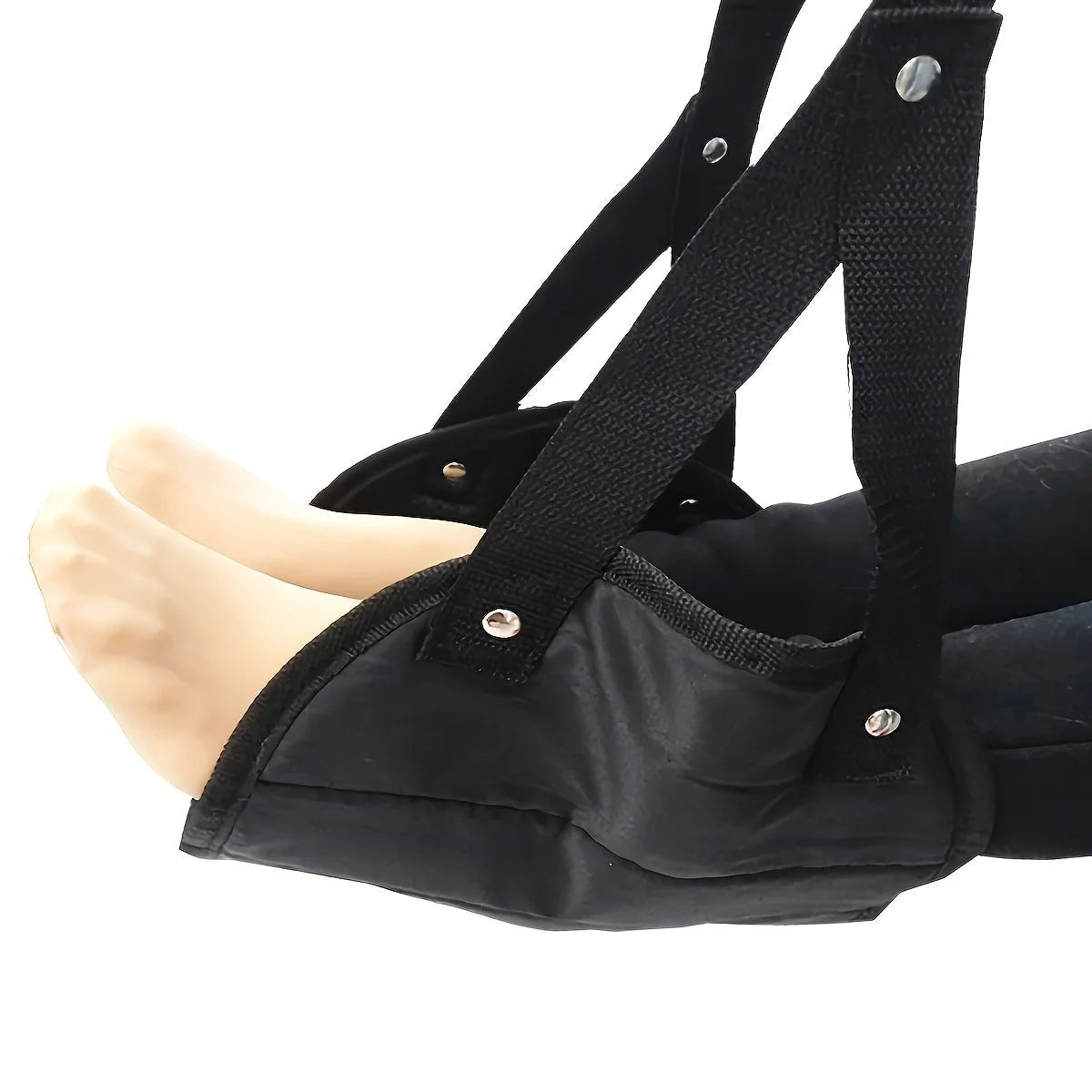 “Adjustable Travel Foot Hammock – Portable Leg Rest for Airplane, Car, Office, and Home, Comfortable Hanging Foot Support Pads” - RELUX.STORE