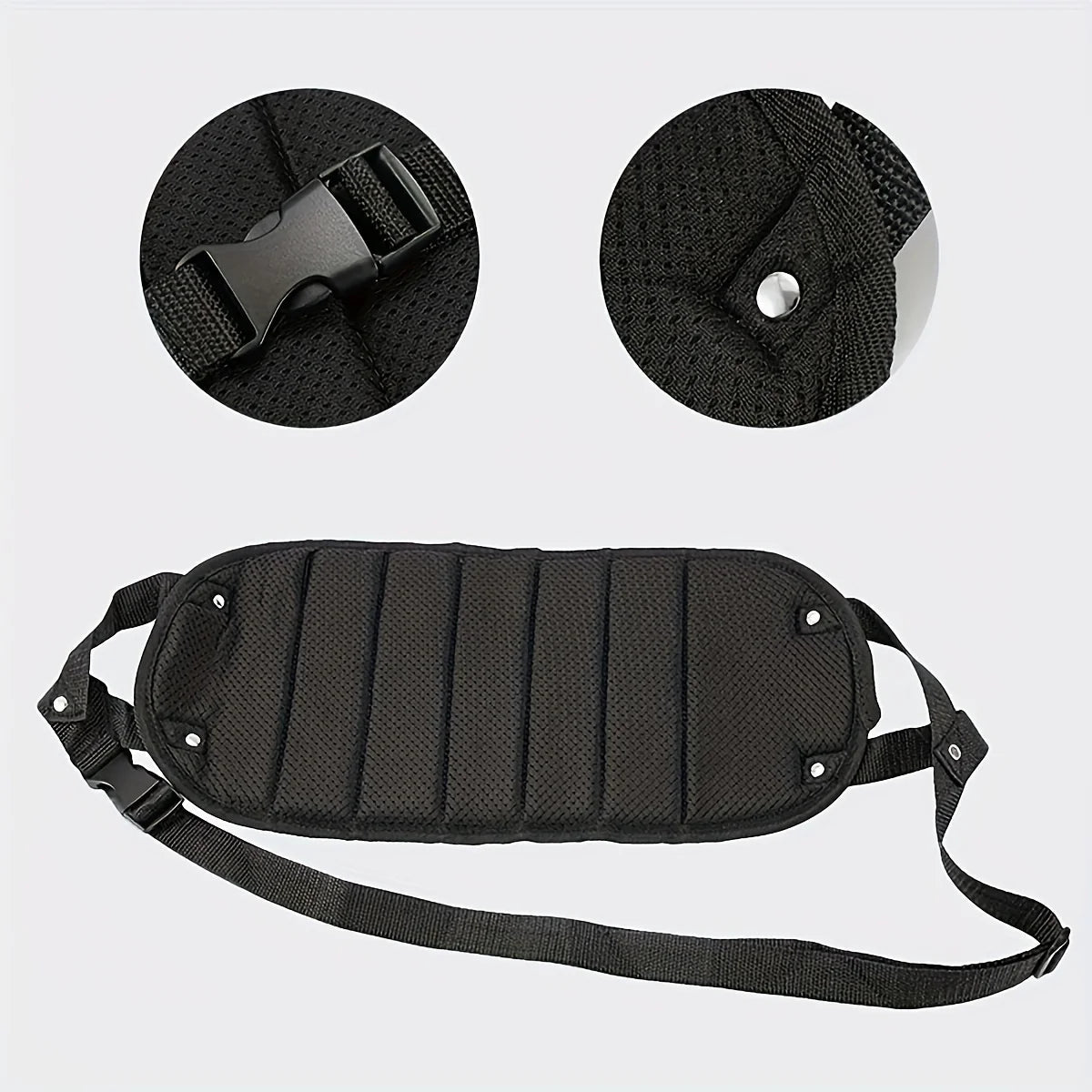 “Adjustable Travel Foot Hammock – Portable Leg Rest for Airplane, Car, Office, and Home, Comfortable Hanging Foot Support Pads” - RELUX.STORE