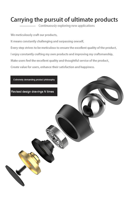 Adult Desktop Stress Relief Toy Aluminum Alloy Decompression Hypnosis Rotary Gyro Fingertip Kinetic levitating Spinner Gift - RELUX.STORE