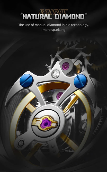 AESOP Official Watch Store Flying Tourbillon Movement Mechanical Wristwatches Skeleton Watches for Menes Luxury Waterproof 2025A - RELUX.STORE