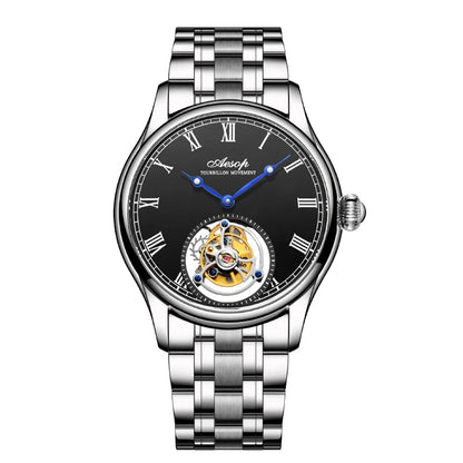 Aesop Real Flying Tourbillon Movement Mechanical Watches Luxury Watch for Men Skeleton Tourbillon Watch Sapphire Official StoreS - RELUX.STORE