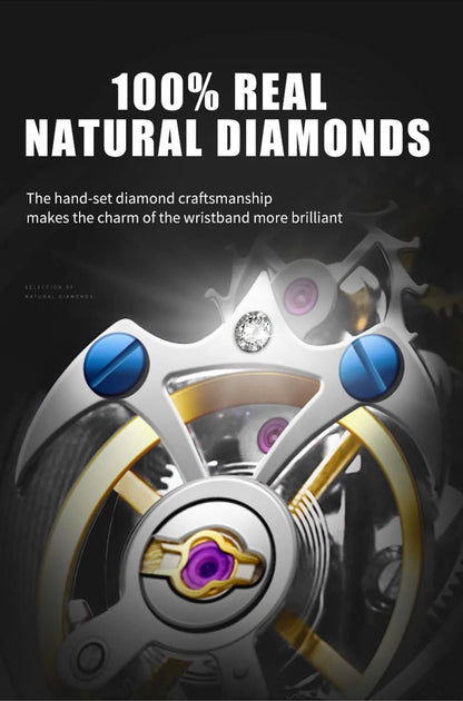 Aesop Real Flying Tourbillon Movement Mechanical Watches Luxury Watch for Men Skeleton Tourbillon Watch Sapphire Official StoreS - RELUX.STORE