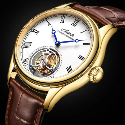 Aesop Real Flying Tourbillon Movement Mechanical Watches Luxury Watch for Men Skeleton Tourbillon Watch Sapphire Official StoreS - RELUX.STORE