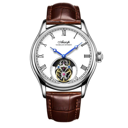 Aesop Real Flying Tourbillon Movement Mechanical Watches Luxury Watch for Men Skeleton Tourbillon Watch Sapphire Official StoreS - RELUX.STORE