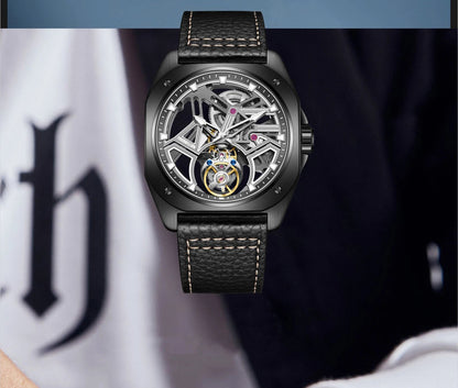 AESOP Tourbillon Watches For Men Mechanical Fashion Watch Waterproof Skeleton Tourbillon Movement Sapphire Mirror Official Store - RELUX.STORE