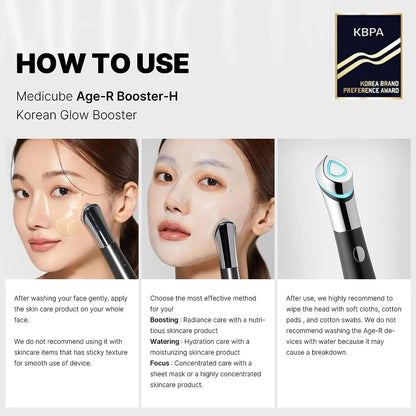 Age - R Booster Healer – Korean Facial Treatment Device for Deep Hydration, Skin Rejuvenation & Natural Glow - RELUX.STORE