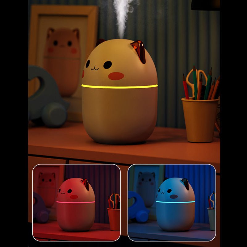 Air Humidifier Cute Cat Ultra - Silent USB Office Household Bedroom Car Aromatherapy Air Purifier With Led Cool Mist Spray - RELUX.STORE