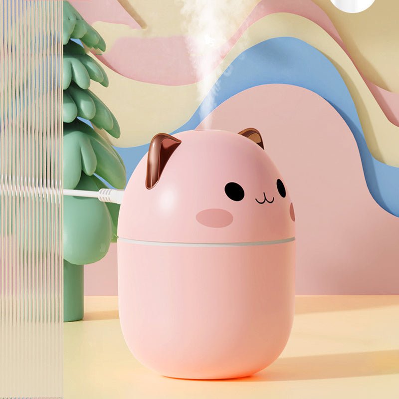 Air Humidifier Cute Cat Ultra - Silent USB Office Household Bedroom Car Aromatherapy Air Purifier With Led Cool Mist Spray - RELUX.STORE