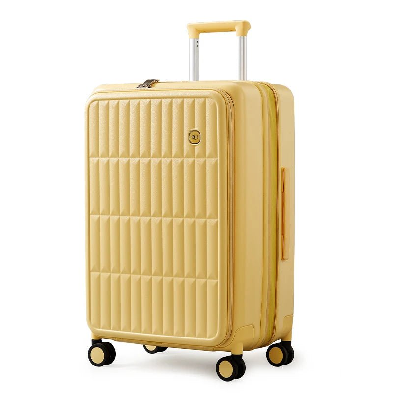 AJI Women Luggage Travel Suitcase Fashions Side Opening Carry On Luggage Expanding Capacity Trolley Case For Men 20 24 26 Inch - RELUX.STOREAJI Women Luggage Travel Suitcase Fashions Side Opening Carry On Luggage Expanding Capacity Trolley Case For Men 20 24 26 Inch