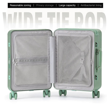 All aluminum magnesium alloy suitcase wide trolley suitcase 20 - inch boarding case 24 - inch metal trolley case password bag - RELUX.STOREAll aluminum magnesium alloy suitcase wide trolley suitcase 20 - inch boarding case 24 - inch metal trolley case password bag