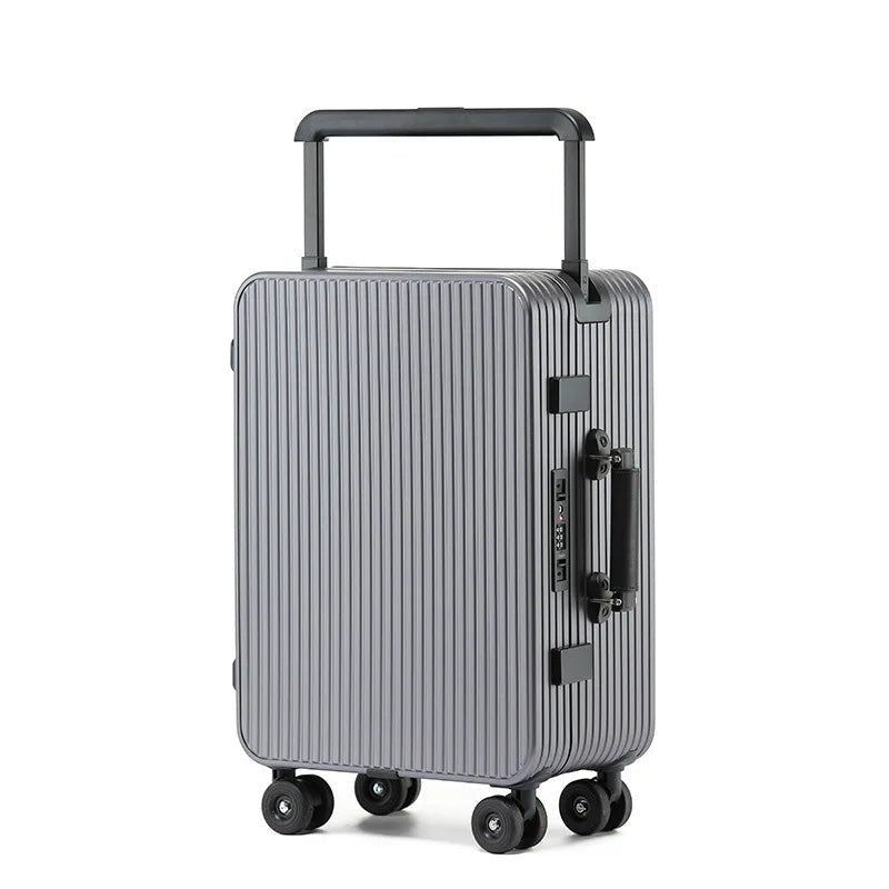 All aluminum magnesium alloy suitcase wide trolley suitcase 20 - inch boarding case 24 - inch metal trolley case password bag - RELUX.STOREAll aluminum magnesium alloy suitcase wide trolley suitcase 20 - inch boarding case 24 - inch metal trolley case password bag