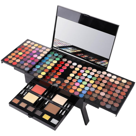 All in One Makeup Kit for Women – Professional Eyeshadow & Lip Gloss Set | Complete Makeup Gift Box - RELUX.STORE