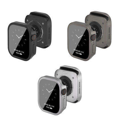 Aluminum Alloy Waterproof Case for Apple Watch Ultra 2 49mm 46mm 45mm 44mm 42mm Metal Full Coverage Iwatch Series 10 9 8 7 6 SE - RELUX.STORE