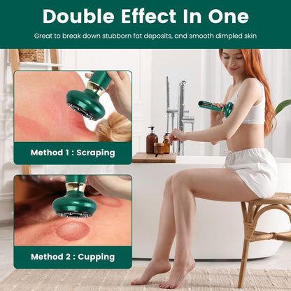 "Anti - Cellulite Handheld Vacuum Massager – Suction Cupping Therapy Device with 12 Suction Modes, Heating & Auto - Off | Body Slimming & Skin Tightening Tool for Abdomen, Thighs, Buttocks & Neck" - RELUX.STORE