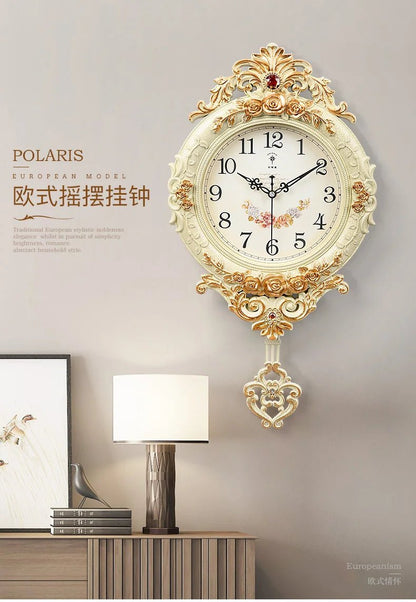 Art Mural Luxury Wall Clocks Modern Bedrooms Creative Simple Wall Watch Nordic Minimalist Reloj De Pared Home Decoration - RELUX.STORE