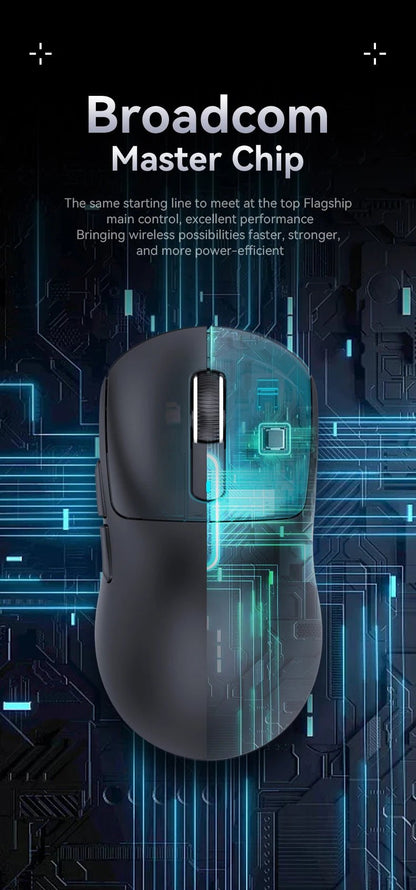 Attack Shark X3Pro X3 Wireless Mouse Lightweight PAW3395 26000dpi Tri - Mode Connection Macro Gaming Mouse for Win/Xbox/PS/Mac - RELUX.STORE