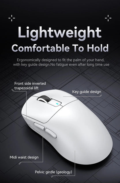 Attack Shark X3Pro X3 Wireless Mouse Lightweight PAW3395 26000dpi Tri - Mode Connection Macro Gaming Mouse for Win/Xbox/PS/Mac - RELUX.STORE