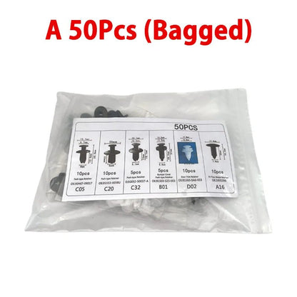 Auto Fastener Clip Mixed Car Body Push Retainer Pin Rivet Bumper Door Trim Panel Fastener Kit Car Clips Box or Bag packaging - RELUX.STORE